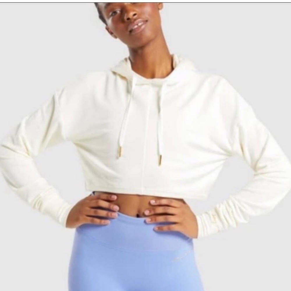 Gymshark x Whitney Simmons crop hoodie